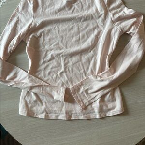SKIMS Light Pink Long Sleeve Tee